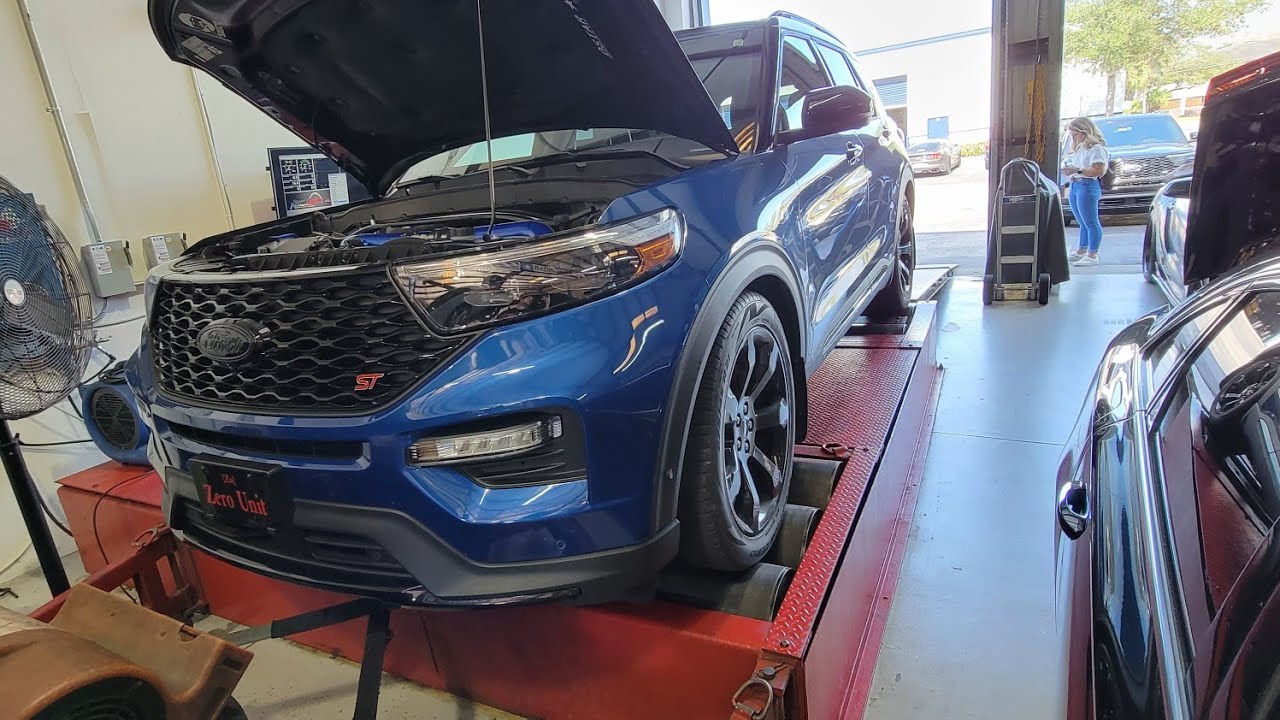 2020 Explorer ST ZFG tuned hits the dyno. YouTube