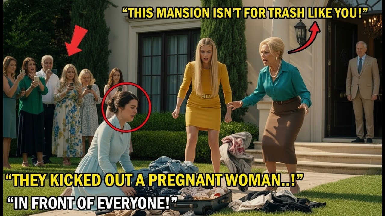 They Kicked Out the Pregnant Wife—Until Her Billionaire Husband Returned and Changed Everything