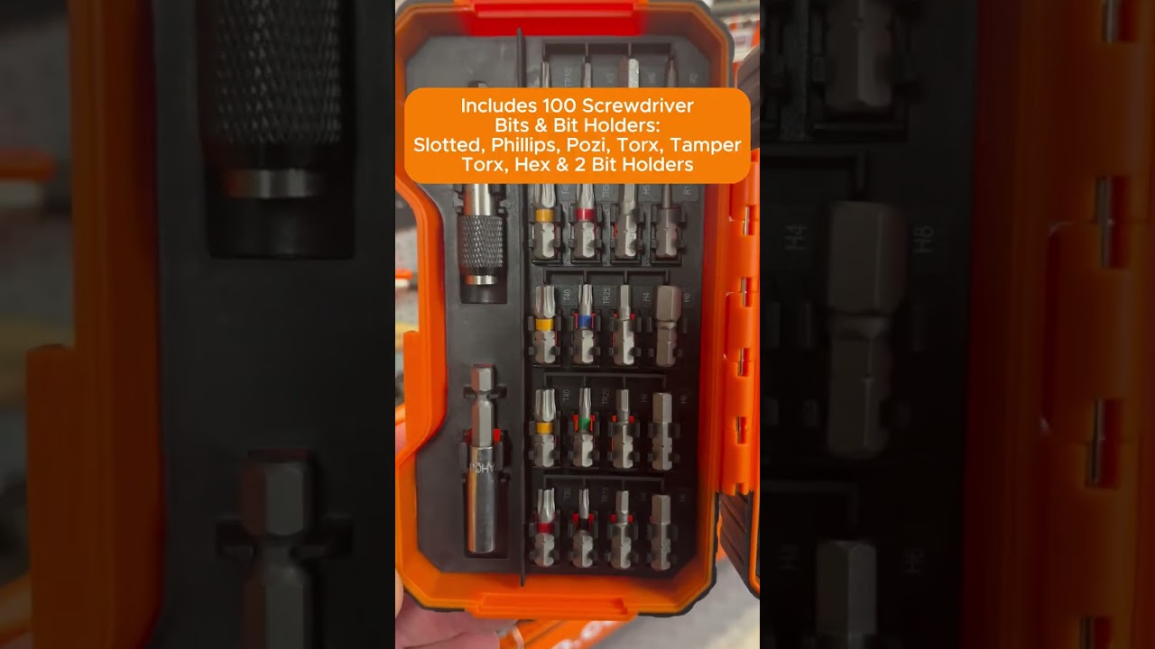 Bahco 59/S100BC Screwdriver Bit Set