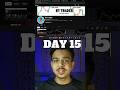 DAY 15 Intraday Trading challenge #trading #shorts