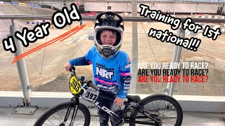 National Cycling Centre - 4 year old training for his FIRST ever national 😱