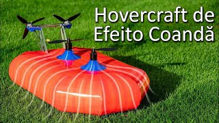 Hovercraft caseiro usa o Efeito Coanda para flutuar