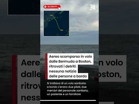 Video Aereo scomparso in volo dalle Bermuda a Boston, ritrovati i detriti