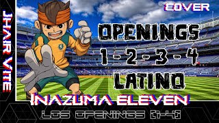 Video thumbnail of "Inazuma Eleven Openings [1-2-3-4] En Español Latino"