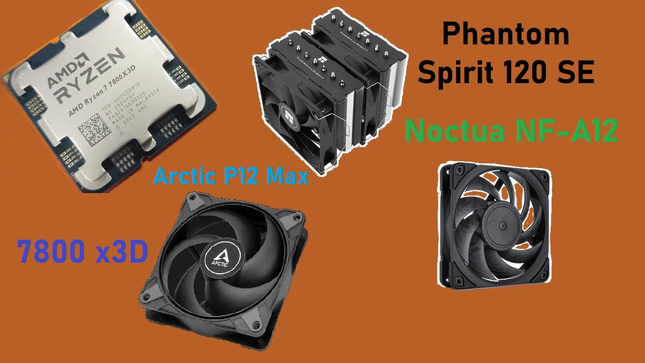 Thermalright Phantom Spirit 120 SE Arctic P12 Max upgrade on