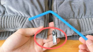 If the zipper of the clothes is broken, don't spend money to replace it.  share life tips life hacks