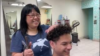 Cool haircut 💇 ￼2022 7/2 #salon #styles