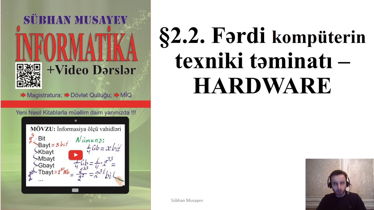 Fərdi kompüterin texniki təminatı – HARDWARE