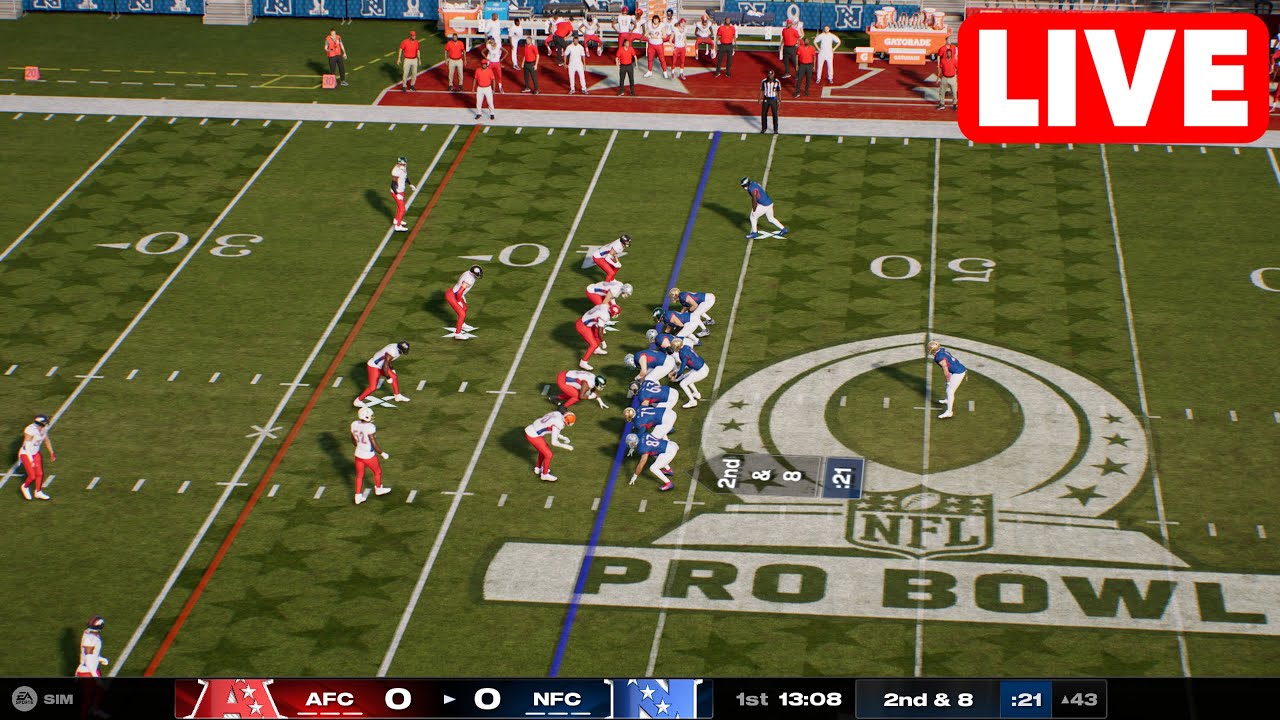 NFL LIVE🔴 AFC vs NFC | Pro Bowl Games NFL Full Game - 2nd February 2025 ...