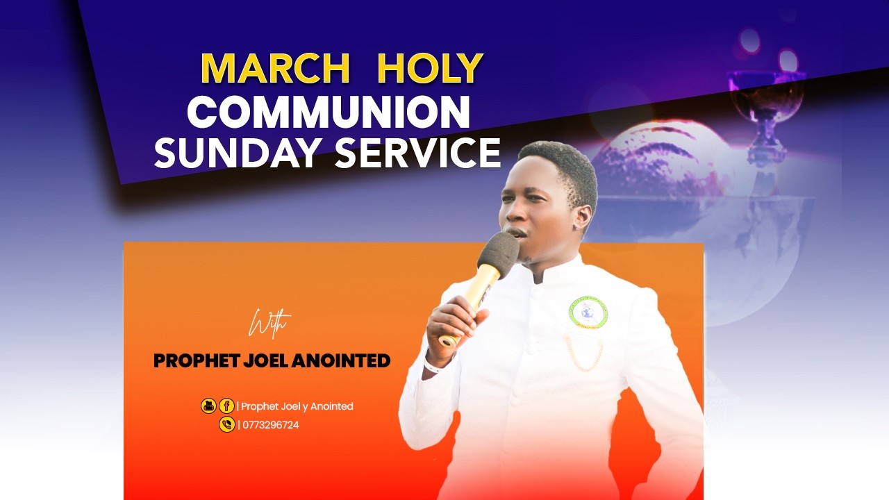 💥MARCH COMUNION SERVICE 💥 PROPHET JOEL Y ANOINTED💥 1st March 2026 - YouTube