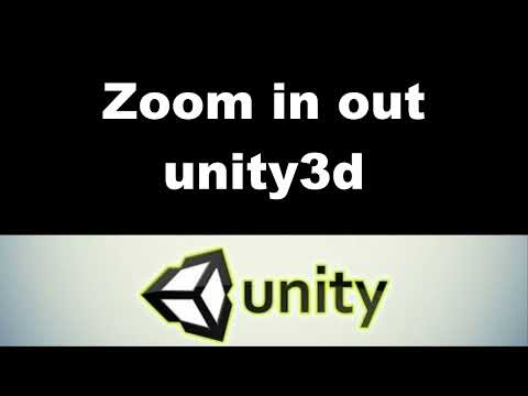 Zoom In Out in unity3d easy tutorial