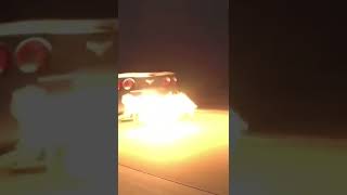 CRAZY CORVETTE SPITTING HUGE FLAMES 🔥 🔥😱😱