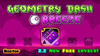 GEOMETRY DASH BREEZE (All Levels 1~4 / All Coins) / +Swingcopter Mode