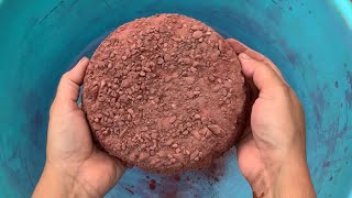Red Gritty Texture Water Crumbling | Dust Floating Like Smoke 💣💥