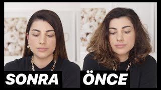 Kabaran Saçlar Bunu İzlesi̇n Hari̇ka Bi̇r Sonuç - Artik Elektri̇klenmi̇yor Ve İstedi̇ği̇m Şeki̇lde Duruyor