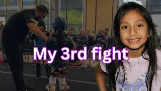 My Daughters 3rd Muay Thai fight against a boy