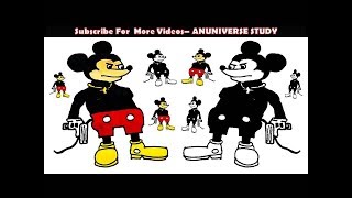 HOW TO DRAW MICKEY MOUSE GANGSTER FOR KIDS - ANUNIVERSE PLANET