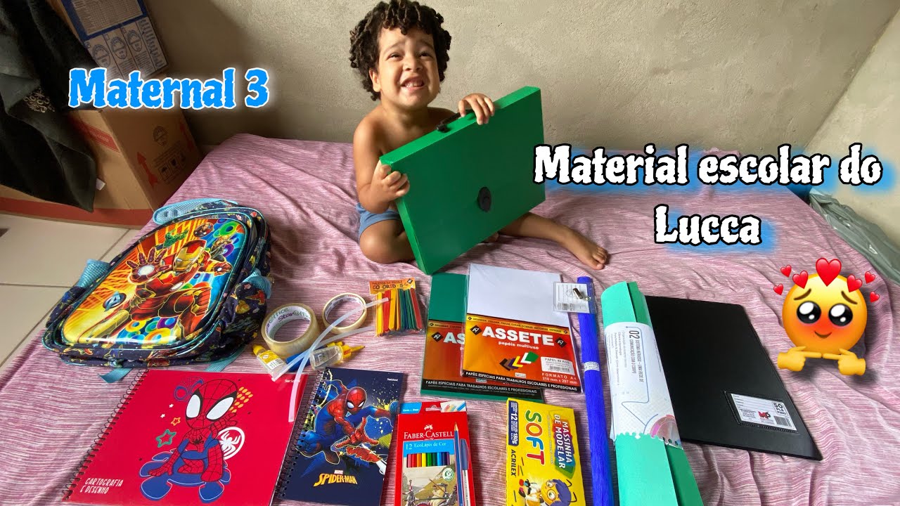COMPRA DOS MATERIAIS ESCOLARES DO PRIMEIRO ANO ESCOLAR  DO LUCCA ✨🥰🙌🏻