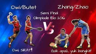 Semifinal Badminton Olimpiade Rio 2016 Ahmad/Natsir vs Zhang/Zhao
