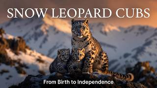 Snow Leopard Cubs Growing Up in the Wild | BBC Earth Style Documentary