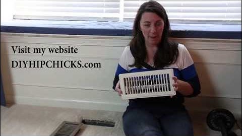 DIY TIP To Paint HVAC vent covers with Rust-Oleum