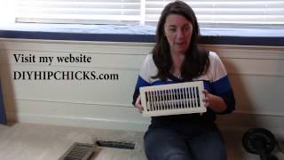 DIY TIP To Paint HVAC vent covers with Rust-Oleum
