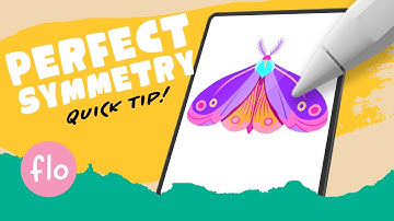 How to use SYMMETRY on PROCREATE #Shorts