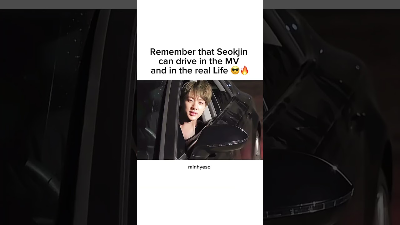 SEOKJIN and his DRIVING SKILLS 🔥🤭 