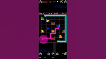 How To Solve Flow Free Pockets Pack Level 118 11x11 Board Harder Walk Through Solution Walkthrough