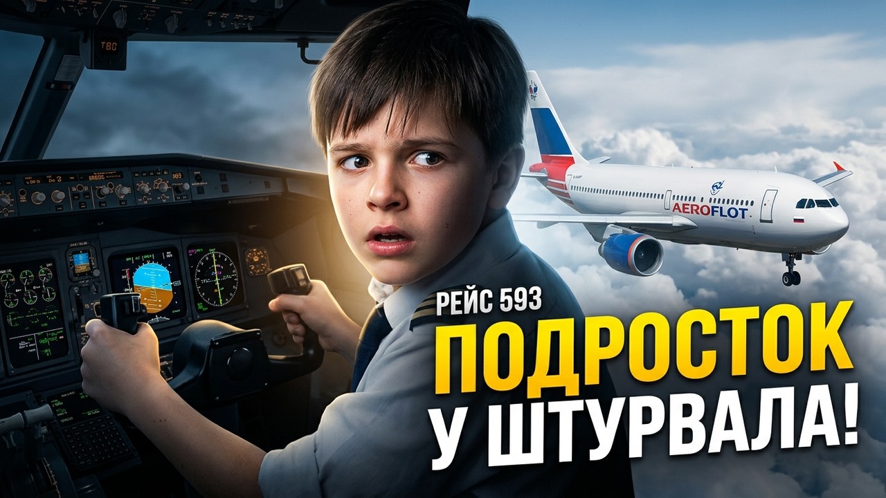 15-ЛЕТНИЙ ПОДРОСТОК ЗА ШТУРВАЛОМ | КАТАСТРОФА РЕЙСА 593