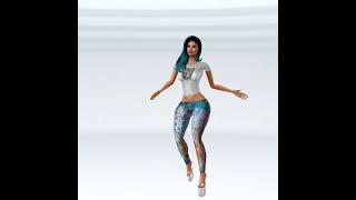 CybHell my beautiful IMVU girl dancing