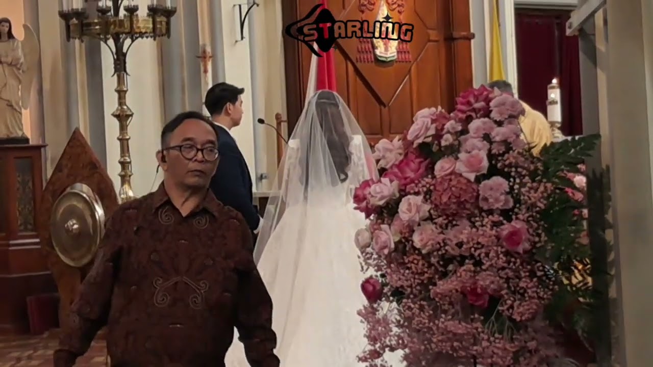 Pemberkatan pernikahan Brisia Jodie dan Jonathan Alden