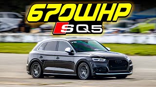 HYBRID TURBO Audi SUV Goes Roll RACING *INSANELY QUICK*