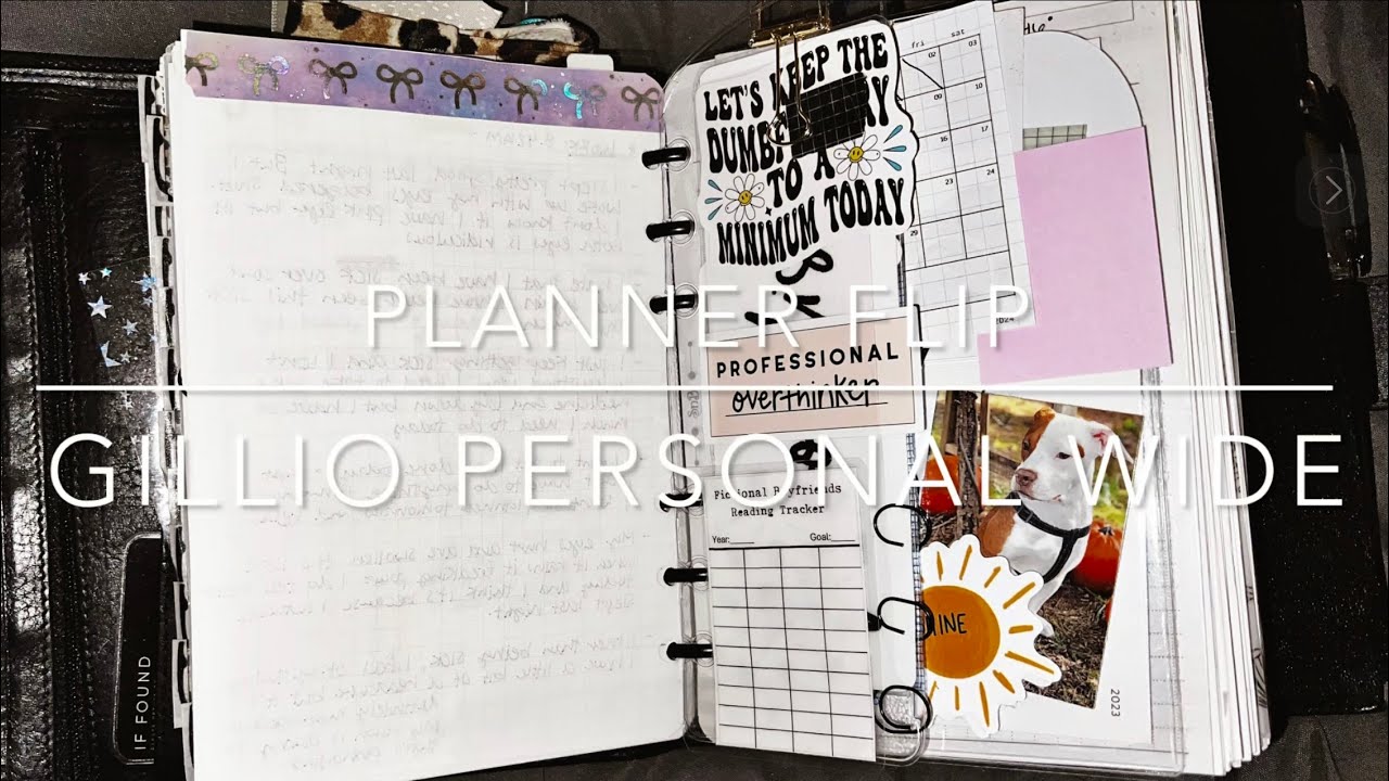 Updated Personal Wide Ring Planner Flip | 02.05.24