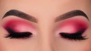 pink #black #smokey #eye #makeup #tutorial #howto #vday #valentines  #valentinesday #girly @Chemical …