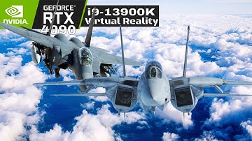 Nothing Can Survive || Air Combat Training *1 F14 Vs 4 F15* - DCS World 2.8 VR *Multithreading