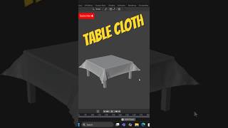 Create Table Cloth in 1 Minute #blender #b3d #3dart #clothsimulation Profile