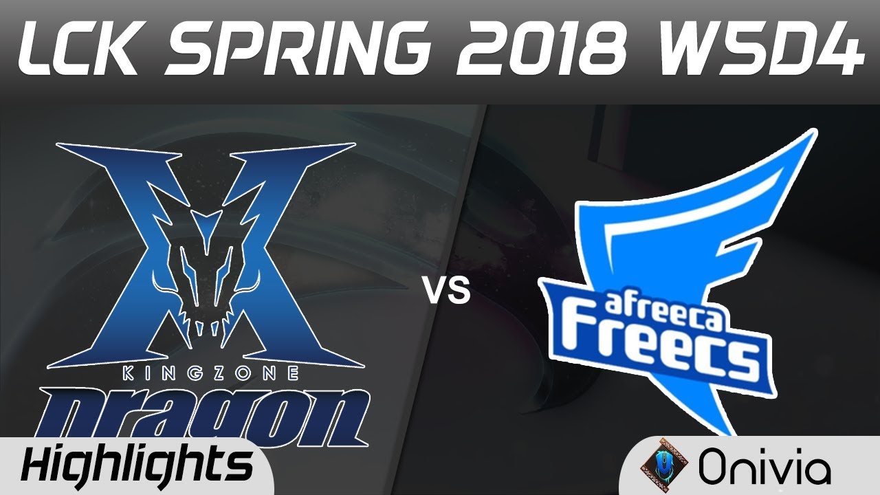 KZ vs AFS Highlights Game 3 LCK Spring 2018 W5D4 KingZone DragonX vs Afreeca Freecs by Onivia