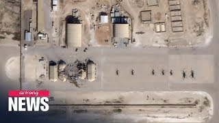 Satellite images show aftermath of Iran missile attack on al-Asad air base