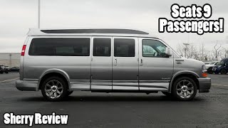 Custom Fade Paint! 2015 Chevrolet 9 Passenger Explorer Vans Conversion Van | Sherry Review