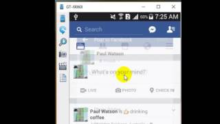 How to post listening status in Facebook Android app screenshot 1