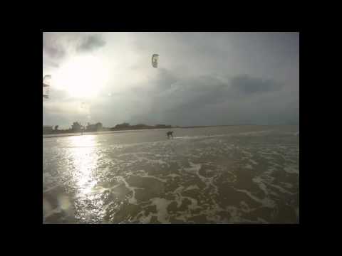 Kiteboarding Matanzas Inlet 9-26-2010