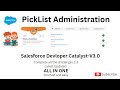 Picklist Administration ALL IN ONE Complete All 1 3 Challenges In Short Time NO ERRORS 