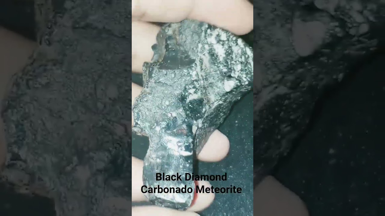 Meteorite Black Diamond Carbonado 