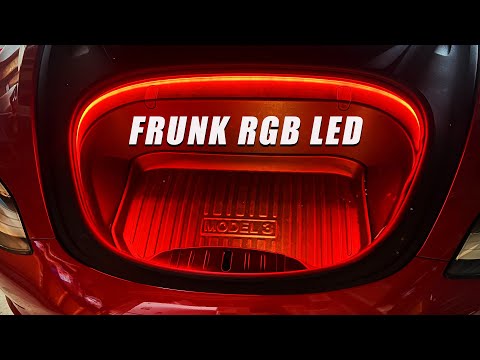 DIY Tesla Frunk LED-Beleuchtung! - Upgrade fürs Model Y und Model 3