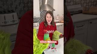 Grinch Mimosas - Fun Holiday Drink #Shorts #Grinch #HolidayDrink #HolidayParty