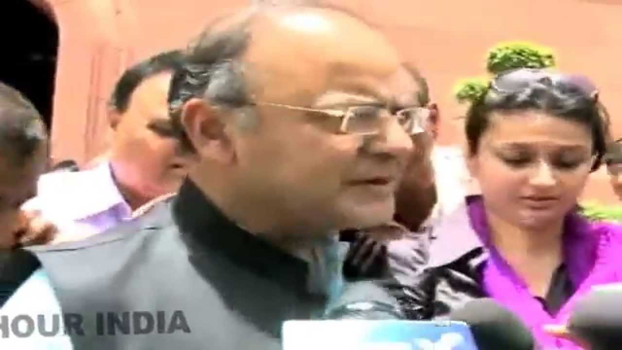 Arun Jaitley speaks on India budget 2014