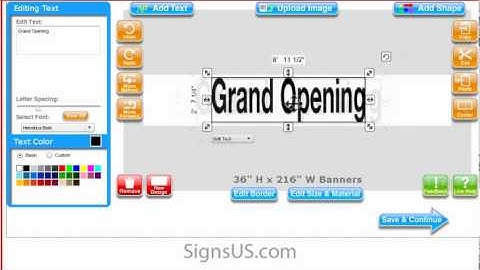 Charleston Signs - (www.SignsUS.com)  How Do I Create A Sign Design Online?