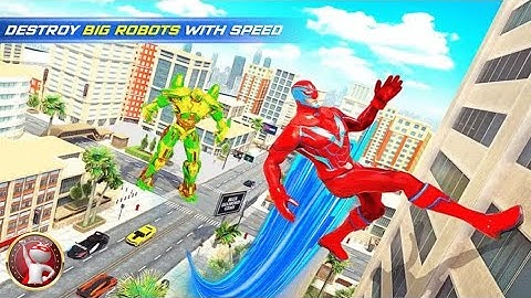 Grand Police Robot Speed Hero City Cop Robot Games