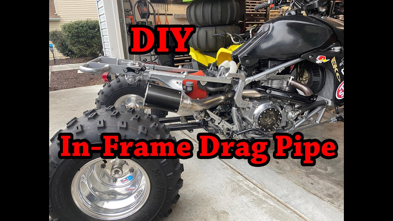 Hott Boy's Garage - Ep. 17 - DIY In-Frame Drag Pipe for Honda TRX450R ...
